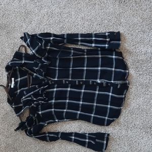 Maurices Cold Shoulder Button down